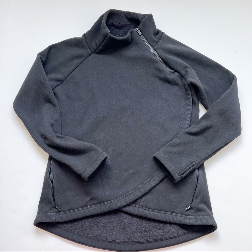 2/25 Athleta Cozy Karma Asym Pullover - Picture 2 of 5